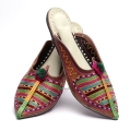 Jutti skórzane pantofle Multi Strap, kolorowe pantofle, pantofelki skórzane,