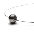 naszyjnik z dekoracyjną kulką, naszyjnik kulka,