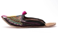 Jutti skórzane klapki indyjskie Spirala