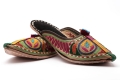 Jutti skórzane klapki indyjskie Wąż Naga