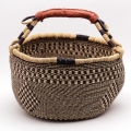 Afrykański kosz zakupowy typu Bolga z uchem do ręki