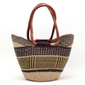 Kosz z długim uchem naturalna trawa rękodzieło Afryka