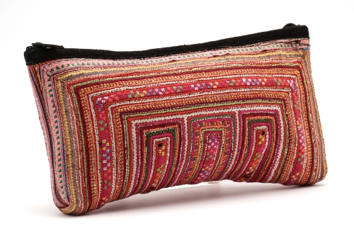 Saszetka z materiałów Hmong