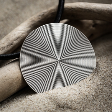 Naszyjnik z Dużą Spiralą