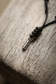 Naszyjnik srebrny wisiorek 925 etno boho handmade Hmong regulowana długość
